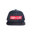 CAN I LIVE ATHL SNAP BACK BSAEBALL STYLE CAP