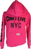 CAN I LIVE Pink Hoodie