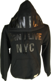 CAN I LIVE NYC Black on Black Hoodie